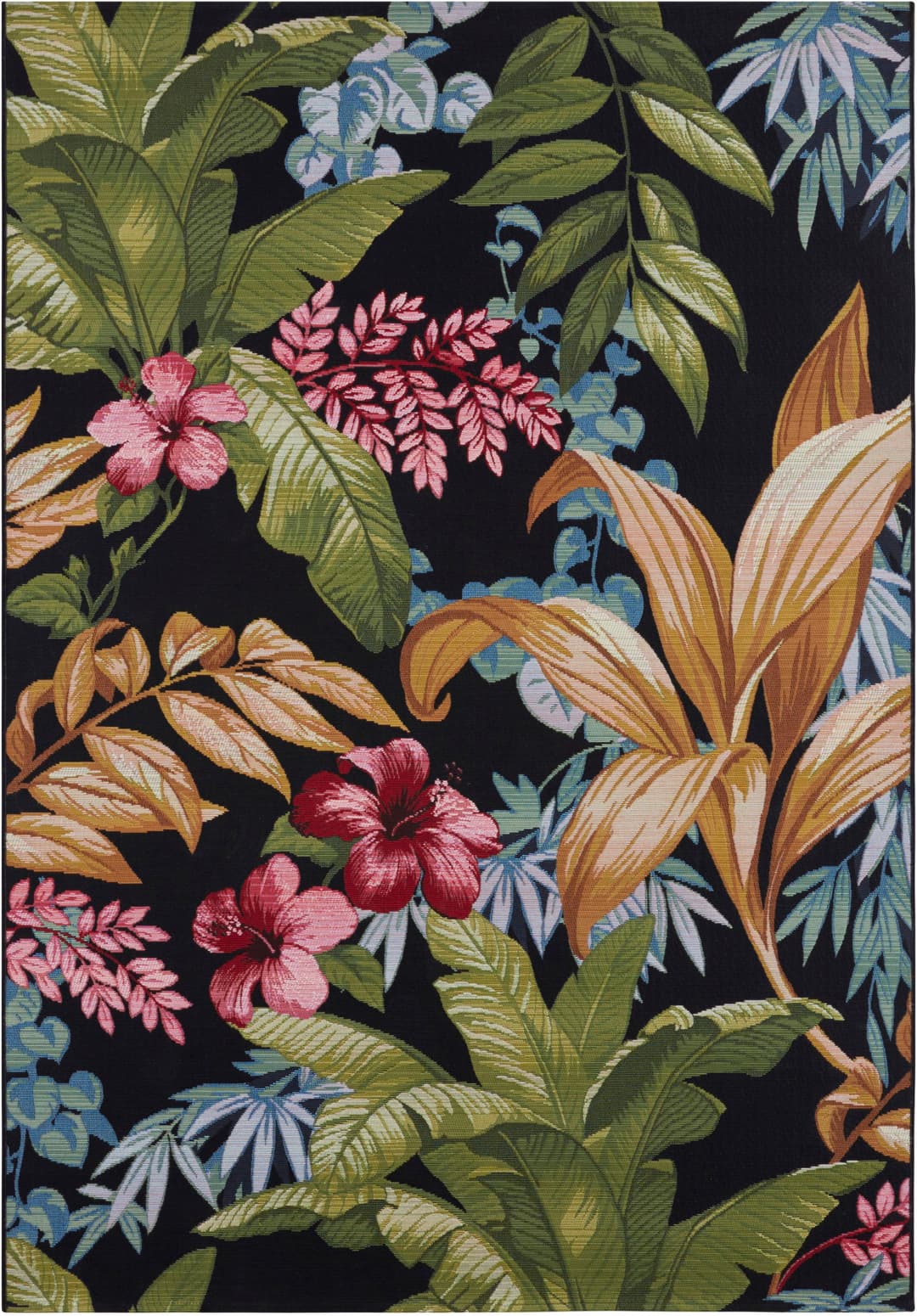 HANSE Home Outdoorteppich Tropical Flowers | Mehrfarbig