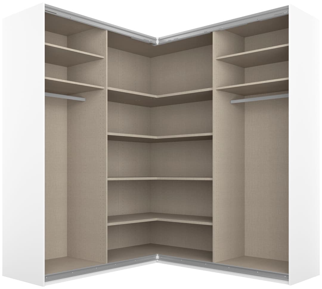 rauch Schwebetürenschrank QUADRA | Weiß