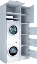 Laundreezy Mehrzweckschrank-Set | Weiß 2