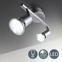 B.K.Licht LED Deckenleuchte | Silber 2