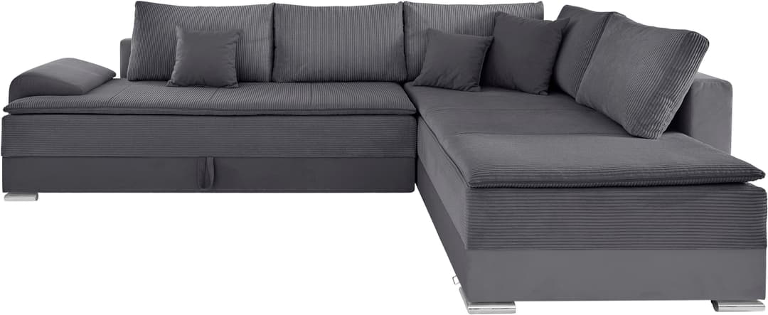 Home affaire Ecksofa Night & Day L-Form | Grau