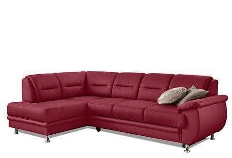 sit&more Ecksofa Mailand L-Form | Rot