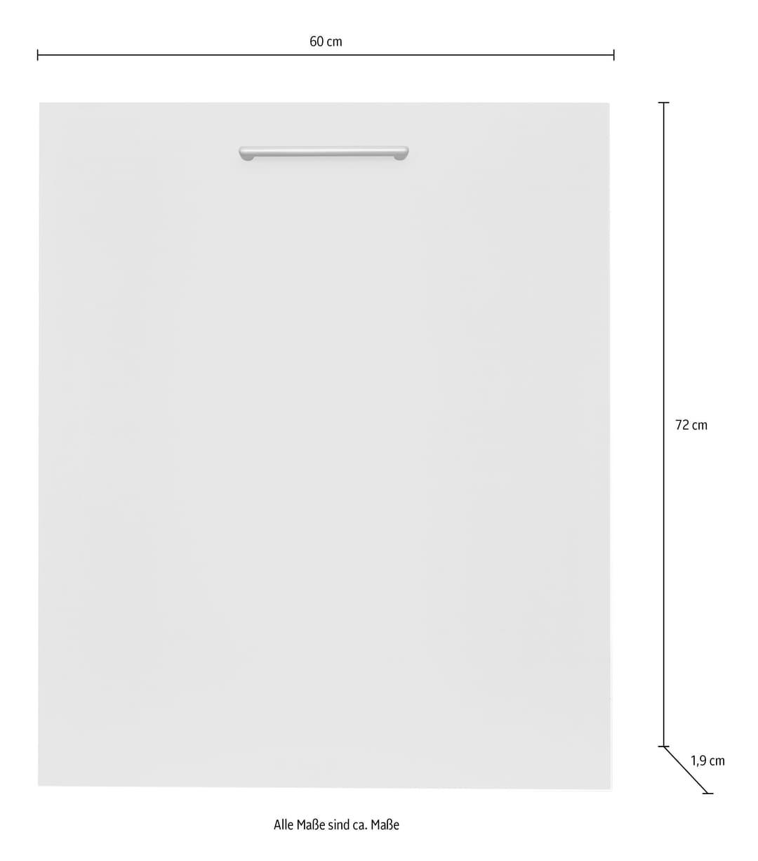 nobilia® Frontblende "Laser" | Beige