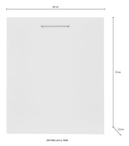 nobilia® Frontblende "Laser" | Beige