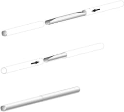 Liedeco Verbinder für Gardinenstangen | Silber