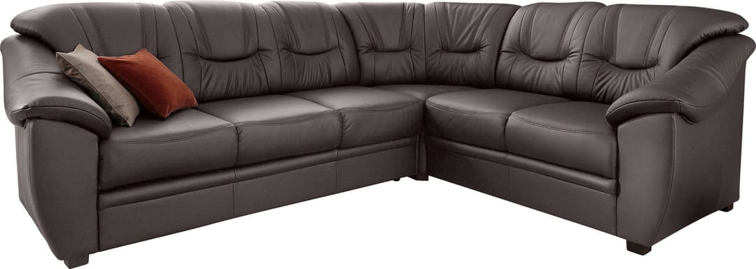 sit&more Ecksofa Savona L-Form | Braun
