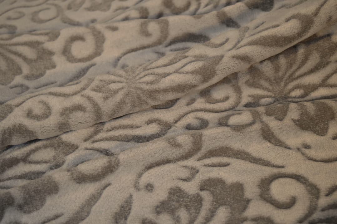 Wohndecke Kaschmirtouch Ornamente | Grau