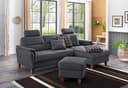 Home affaire Ecksofa Palmera | Grau