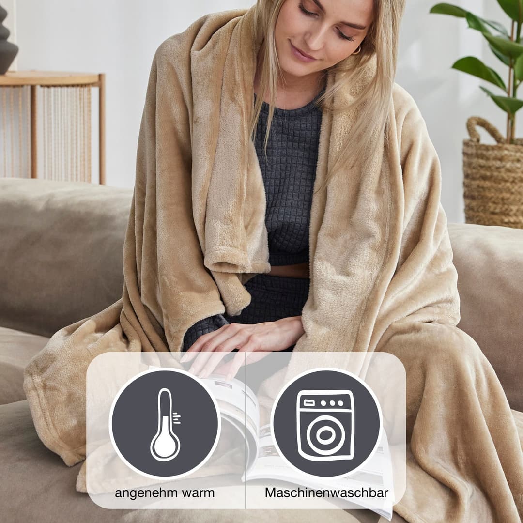 IBENA Olbia Wohndecke | Beige