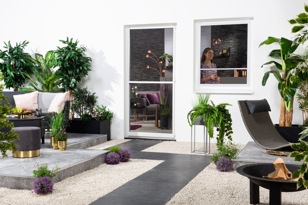 hecht international Insektenschutzplissee Compact | Weiß