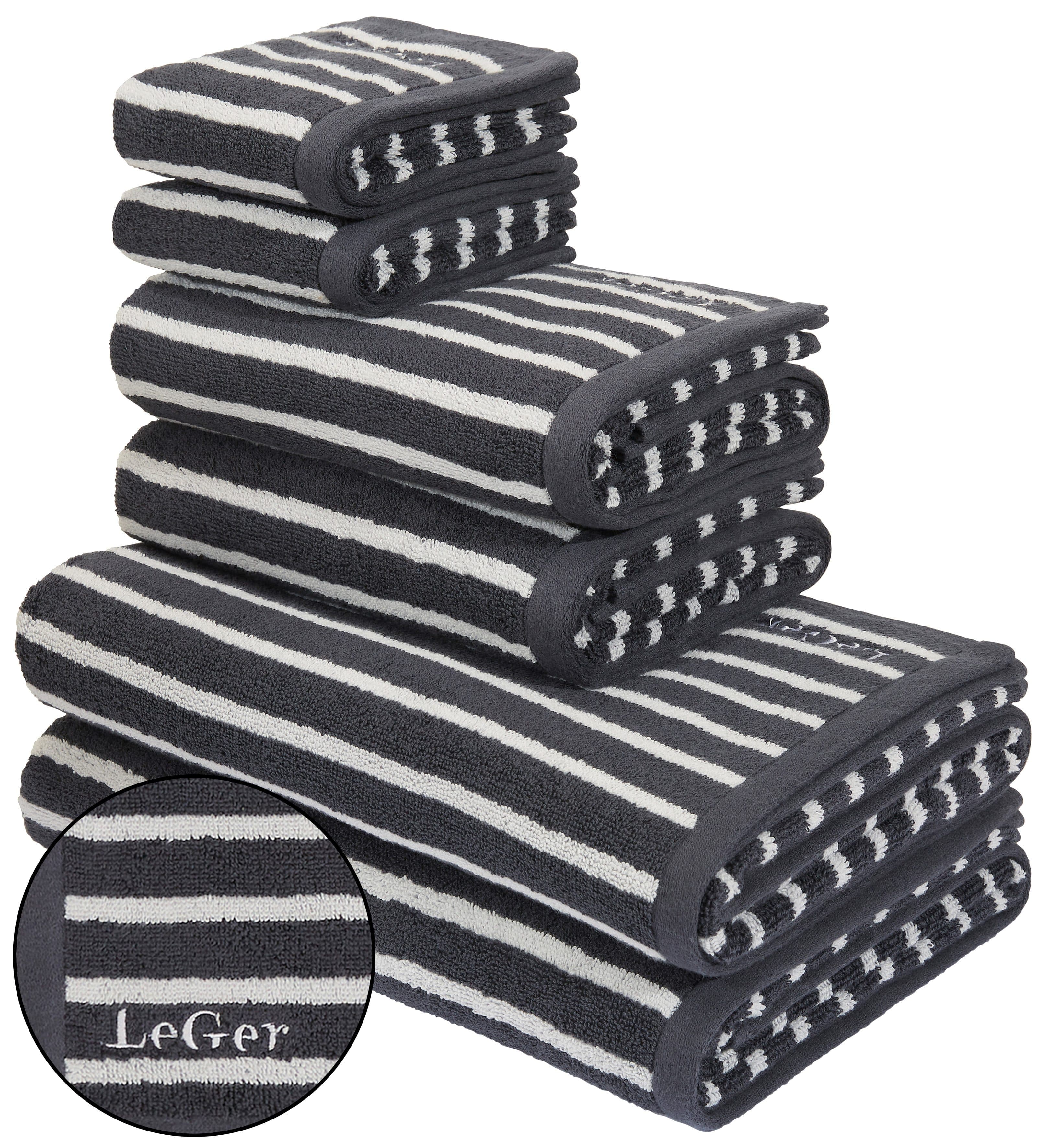 LeGer Home by Lena Gercke Handtuch Set Tamsin | Grau