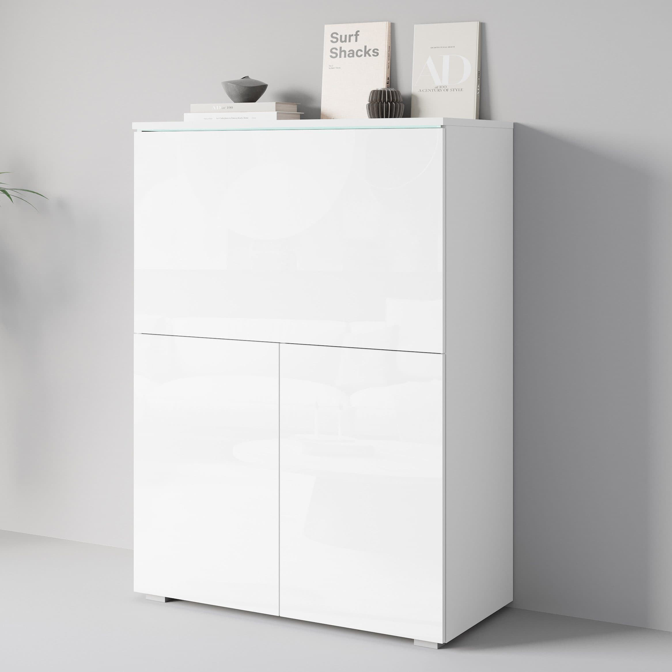 Home affaire PC-Schrank Vera | Weiß