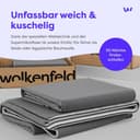 Wolkenfeld Bettwäsche Set | Grau 5