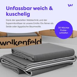 Wolkenfeld Bettwäsche Set | Grau