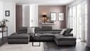 Home affaire Wohnlandschaft Alberto U-Form | Grau 3