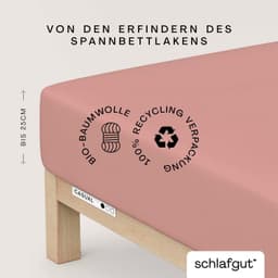 Schlafgut Spannbettlaken CASUAL | Lila