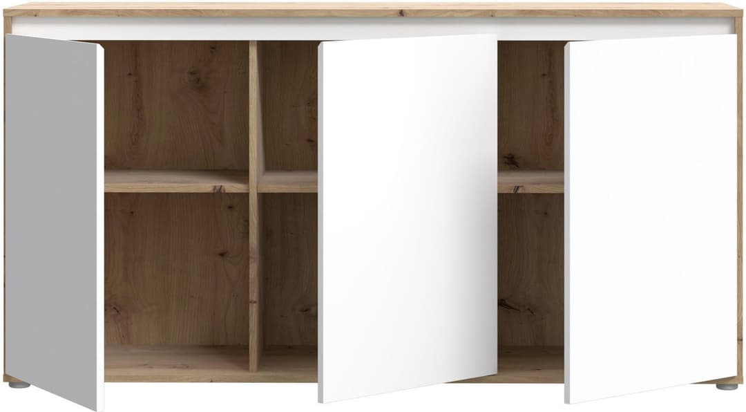 FORTE Sideboard Kommode groß Breite ca 152 cm | Holztöne