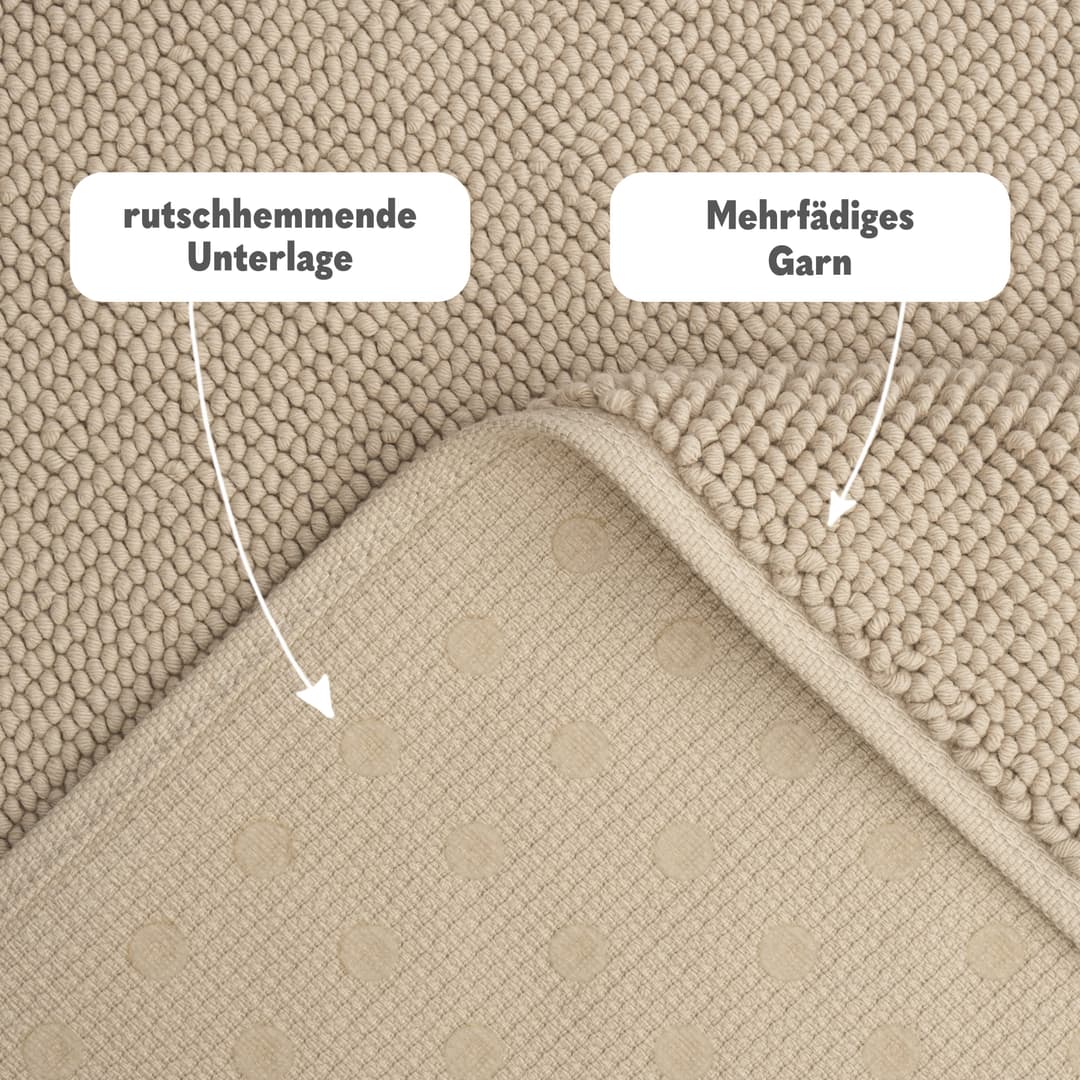 HAMMETEX Badematte | Beige