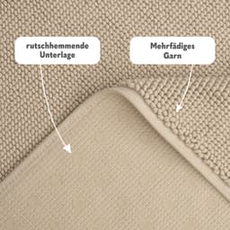 HAMMETEX Badematte | Beige