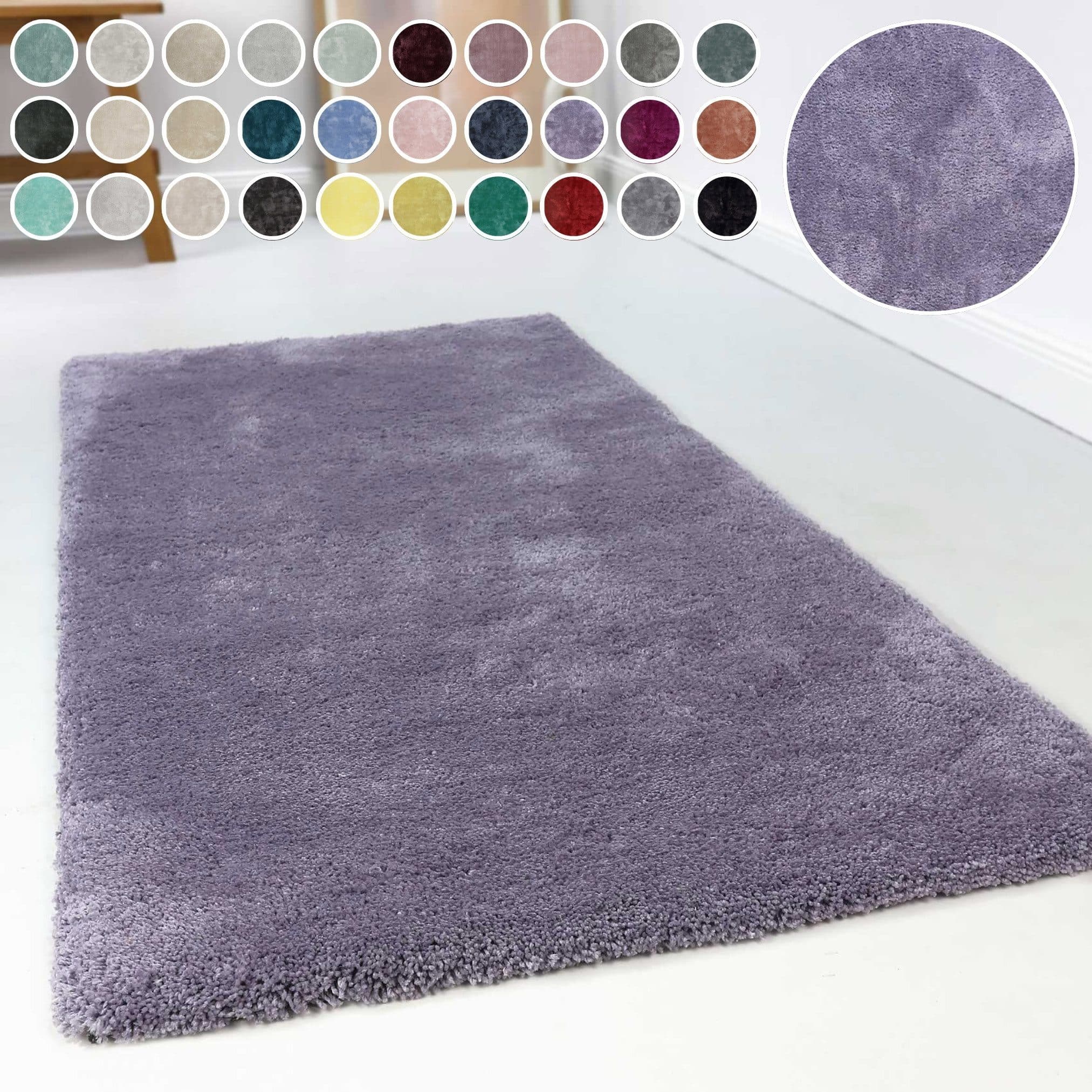 Esprit Hochflor-Teppich Relaxx ESP-4150 | Lila