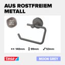 tesa Toilettenpapierhalter MOON | Grau 2