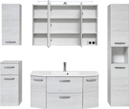 Saphir Quickset 936 Badmöbel-Set | Holztöne