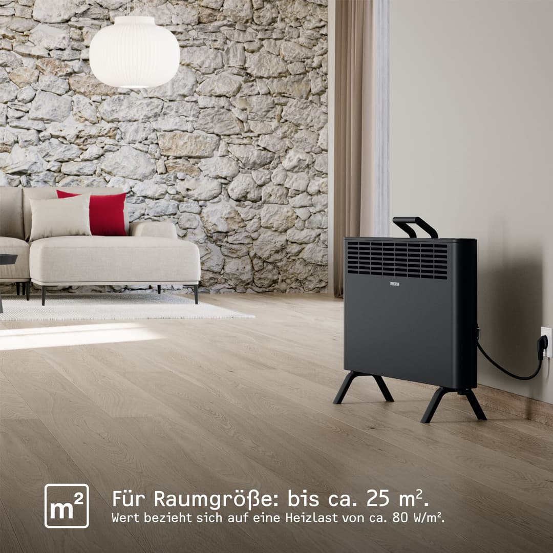 STIEBEL ELTRON Konvektor »CNS-B 2000 Plus LCD move« | Schwarz