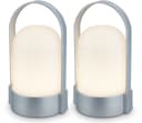 Briloner Leuchten LED Außen-Tischleuchte ASA 7684024 | Silber