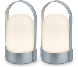 Briloner Leuchten LED Außen-Tischleuchte ASA 7684024 | Silber
