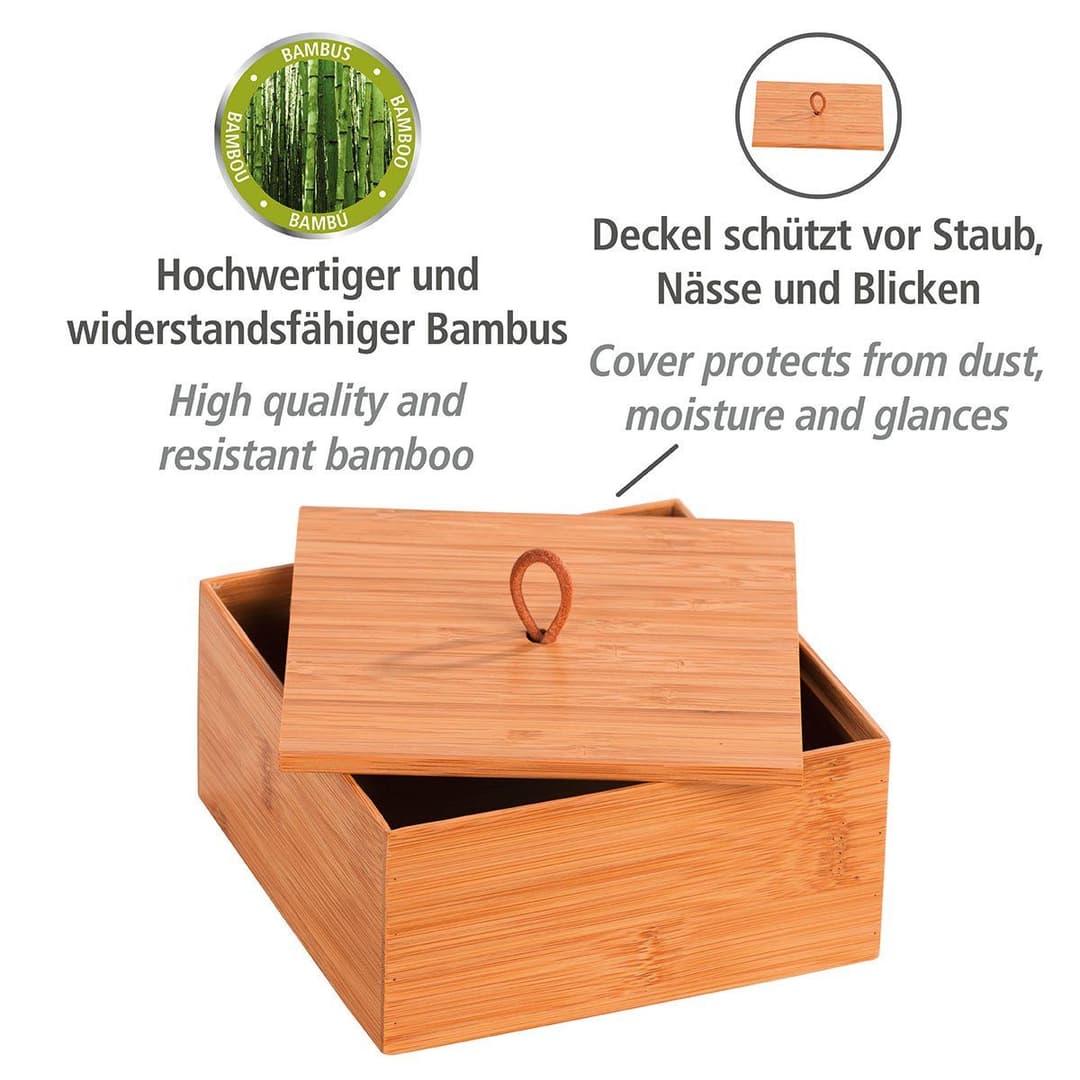 WENKO Aufbewahrungsbox Terra | Braun