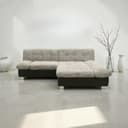 DOMO collection Ecksofa 100031 | Grau