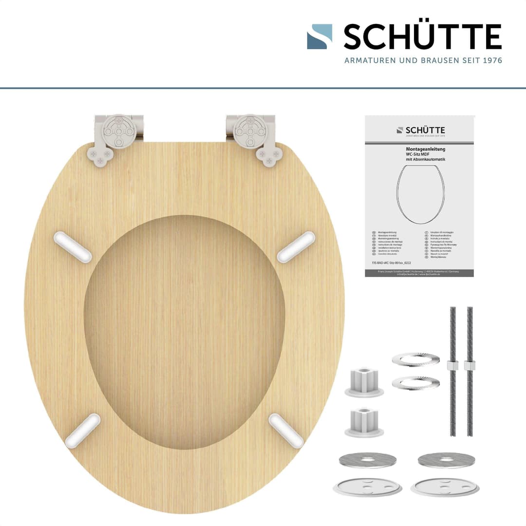 Schütte WC-Sitz NATURAL WOOD | Holztöne