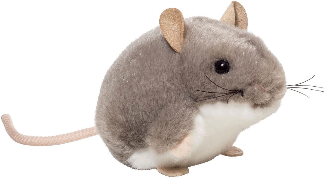 Teddy Hermann® Kuscheltier Maus grau, 9 cm | Grau