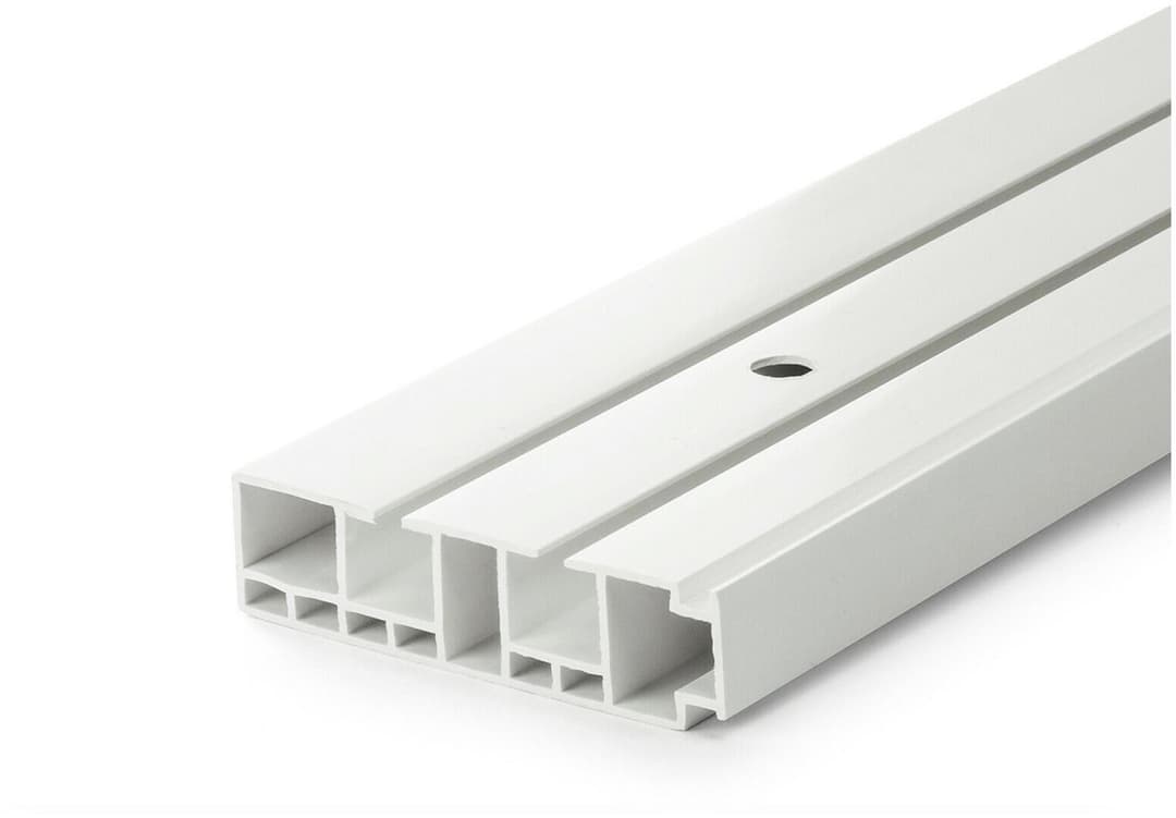 SN DECO GROUP Gardinenschiene Vorhangschiene SH (2) | Weiß