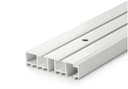 SN DECO GROUP Gardinenschiene Vorhangschiene SH (2) | Weiß 2