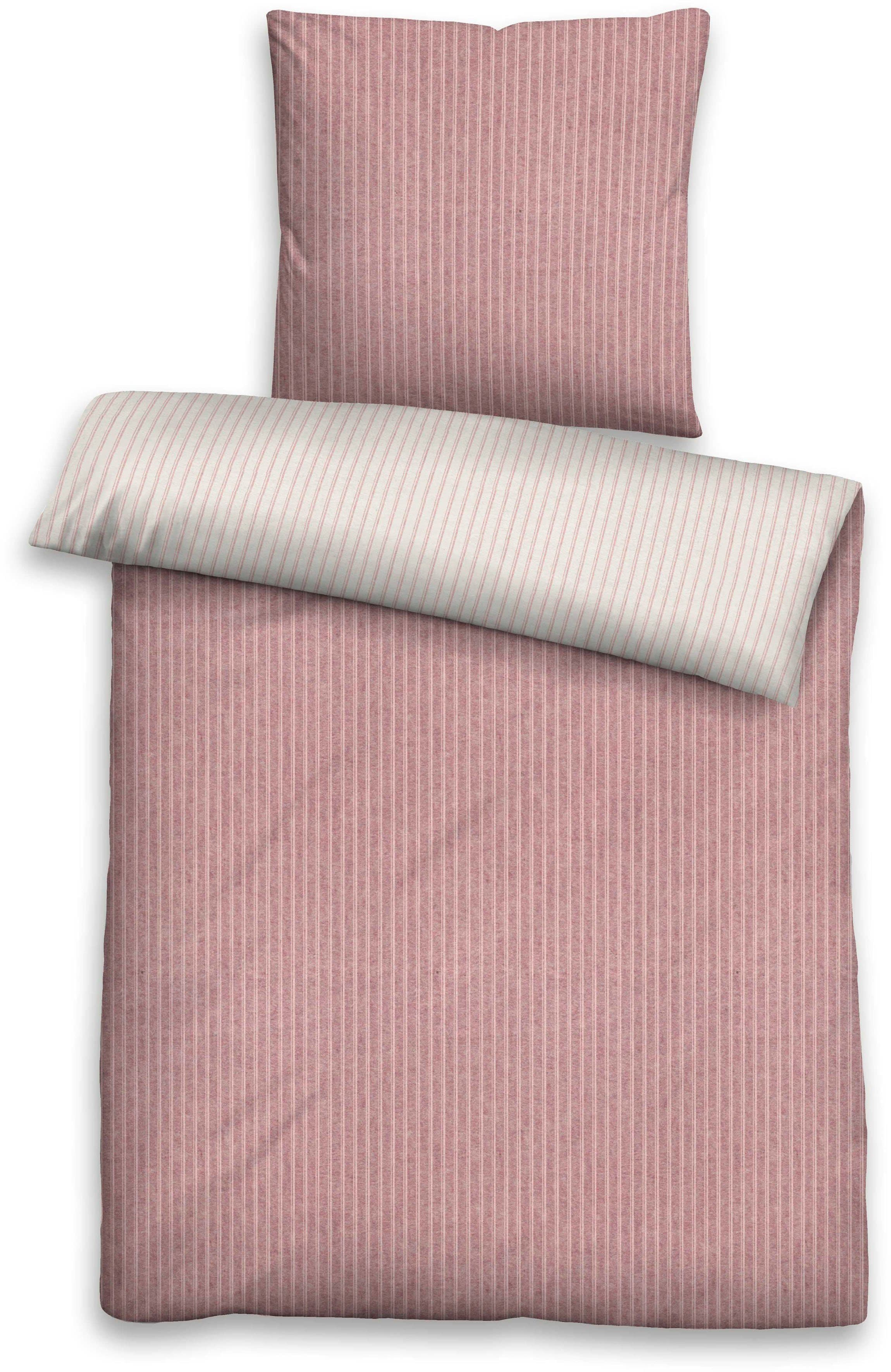 Biberna Wendebettwäsche Tillmann | Rosa