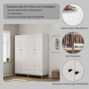 OTTO home Kleiderschrank Oslo | Weiß 3