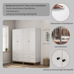OTTO home Kleiderschrank Oslo | Weiß