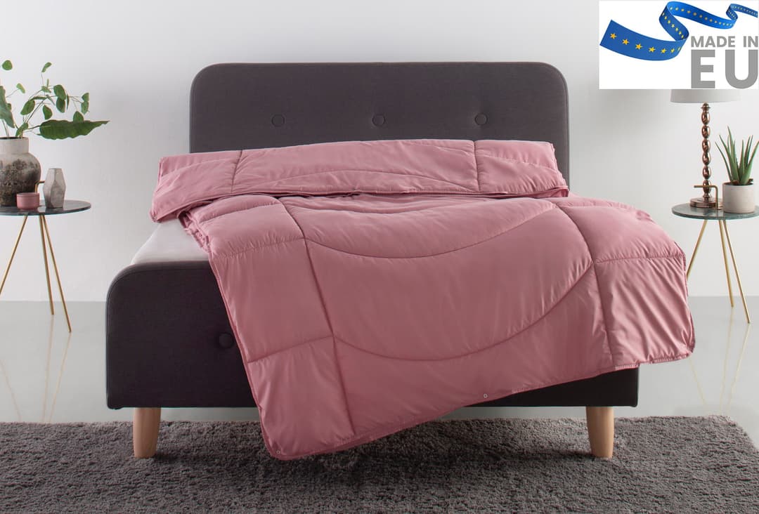 OTTO home Microfaserbettdecke Microlux | Rosa