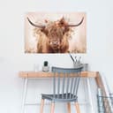 Reinders! Poster Highlander in Blumen | Braun 2