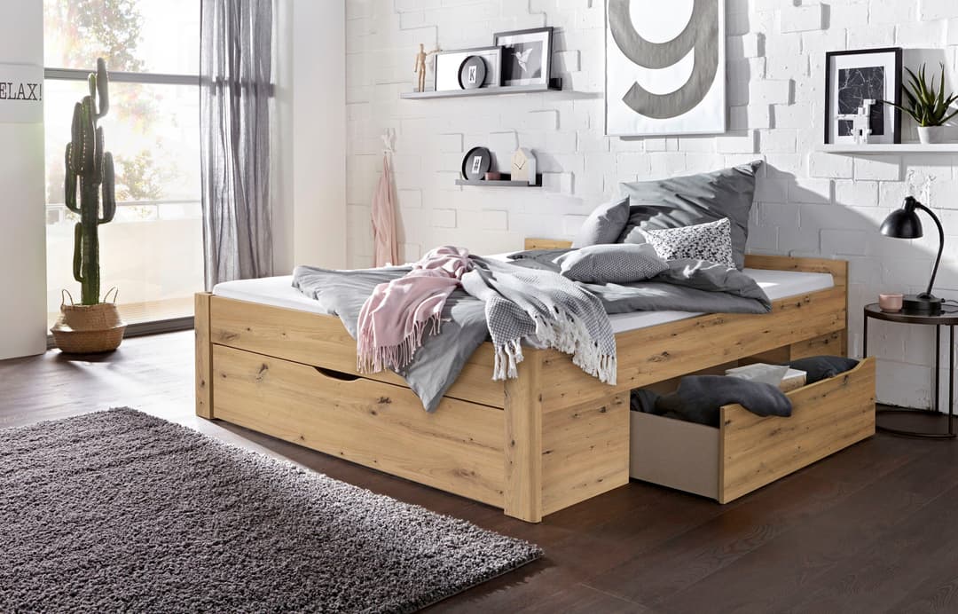 rauch Bett Scala | Braun