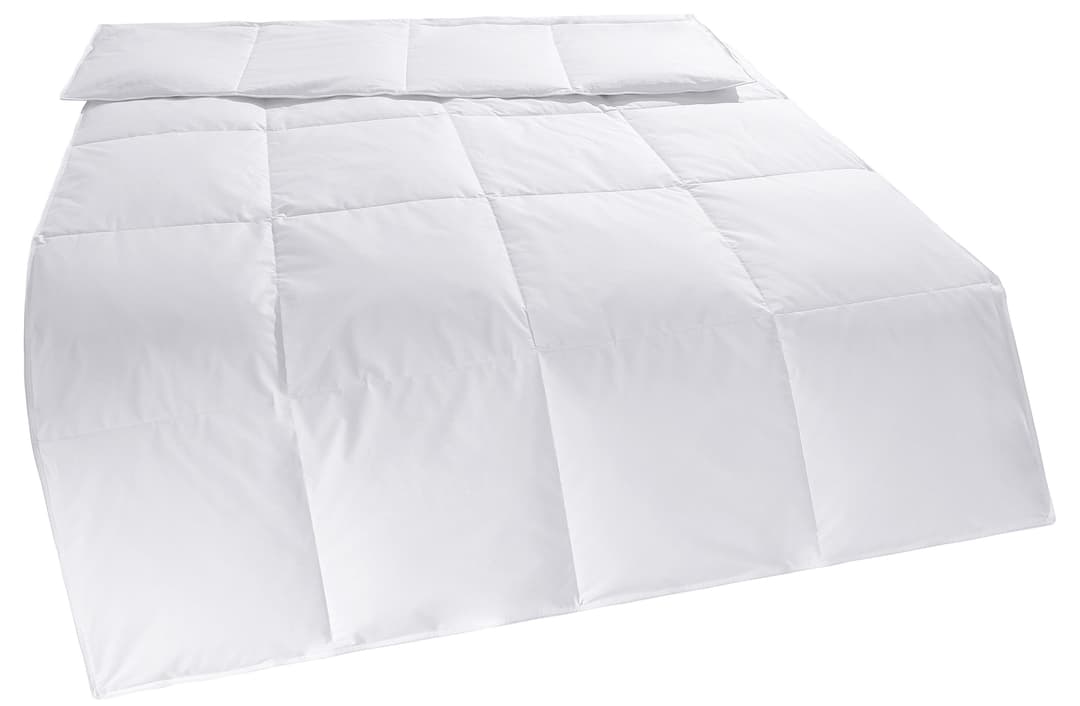 OTTO home Daunenbettdecke + Kopfkissen Cyra Set | Weiß