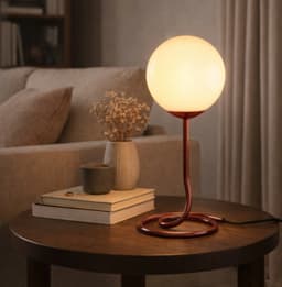 OTTO home Tischleuchte Orrell | Rot