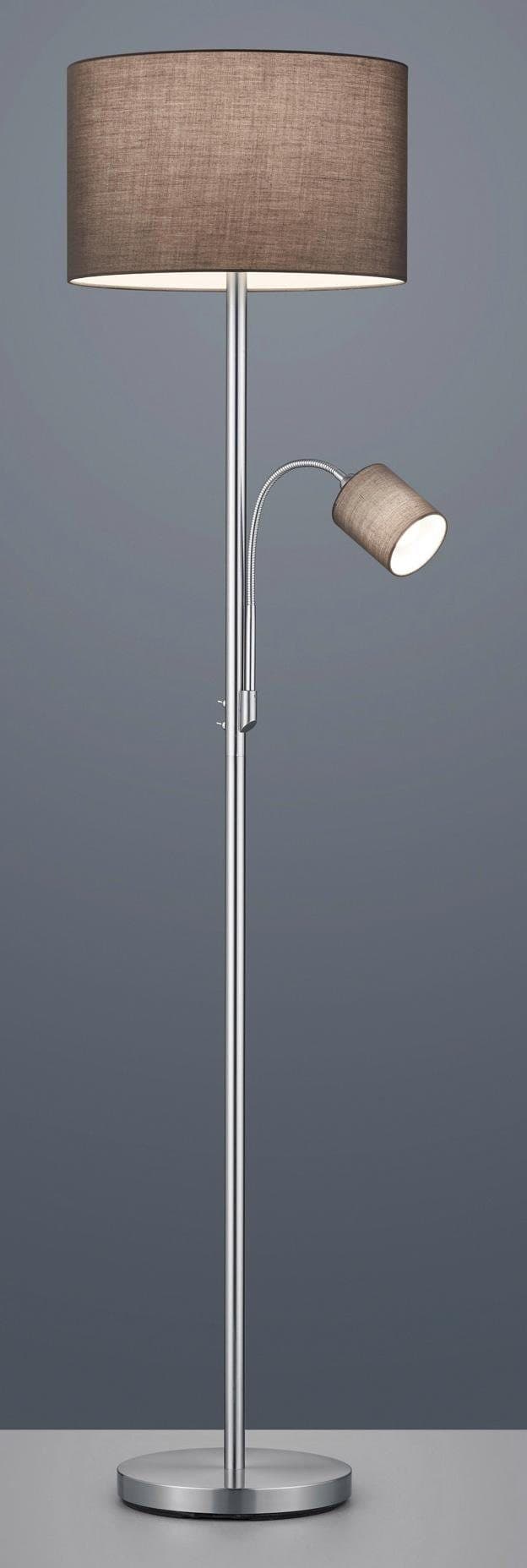 TRIO Leuchten Stehlampe Hotel | Grau