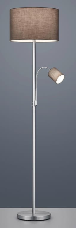 TRIO Leuchten Stehlampe Hotel | Grau