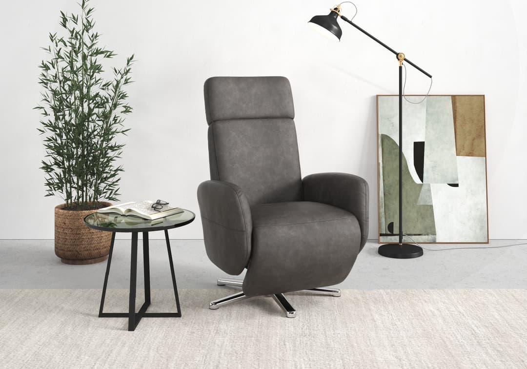 sit&more TV-Sessel Grenoble | Grau