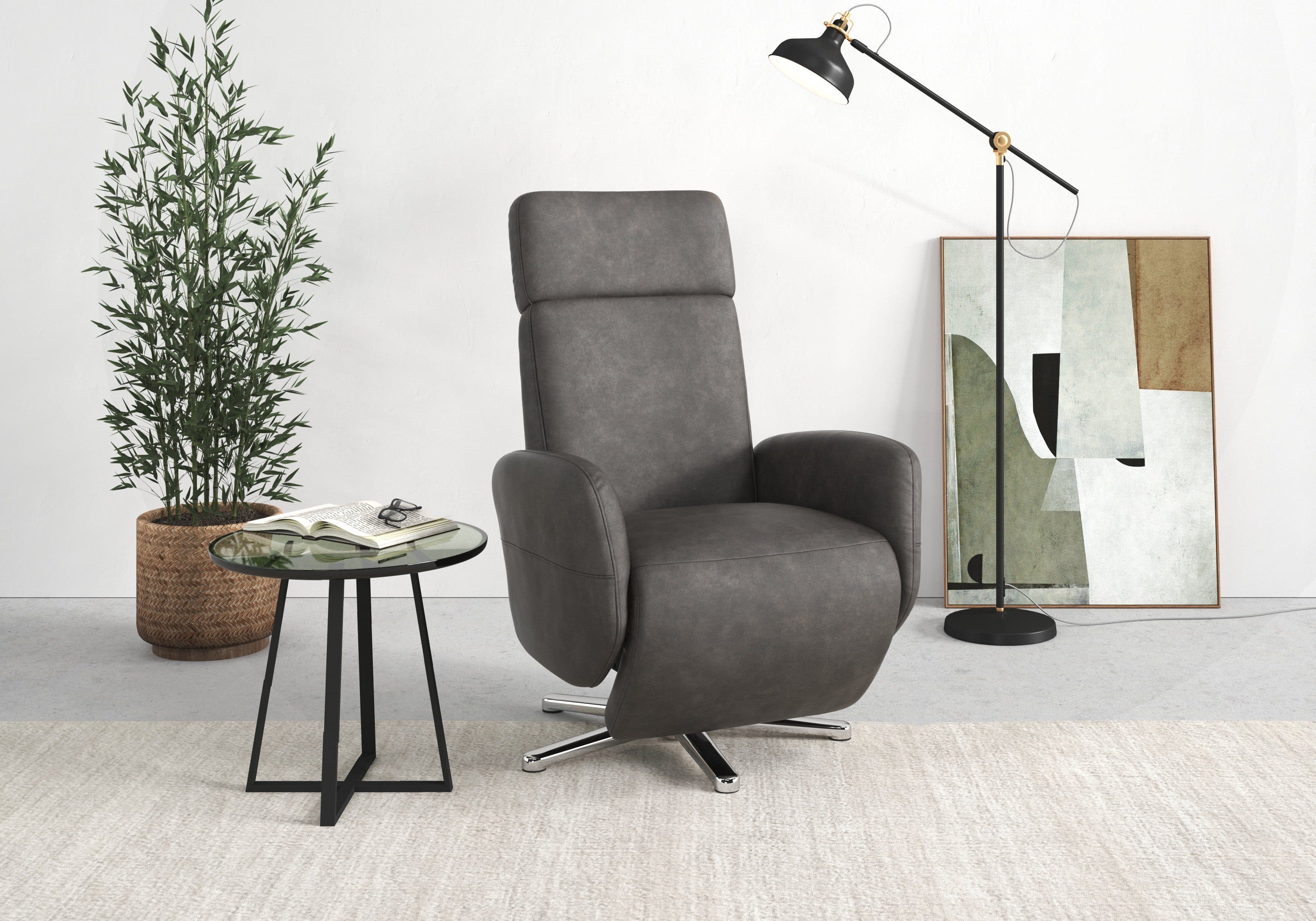 sit&more TV-Sessel Grenoble | Grau