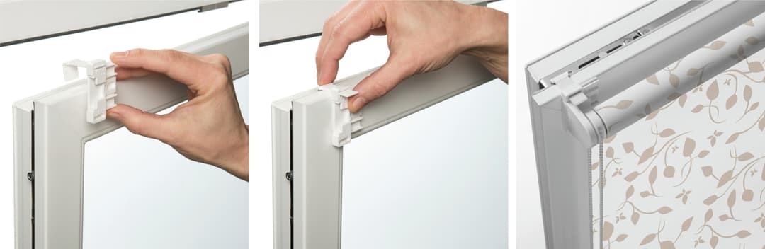 Seitenzugrollo EASYFIX Rollo | Weiß