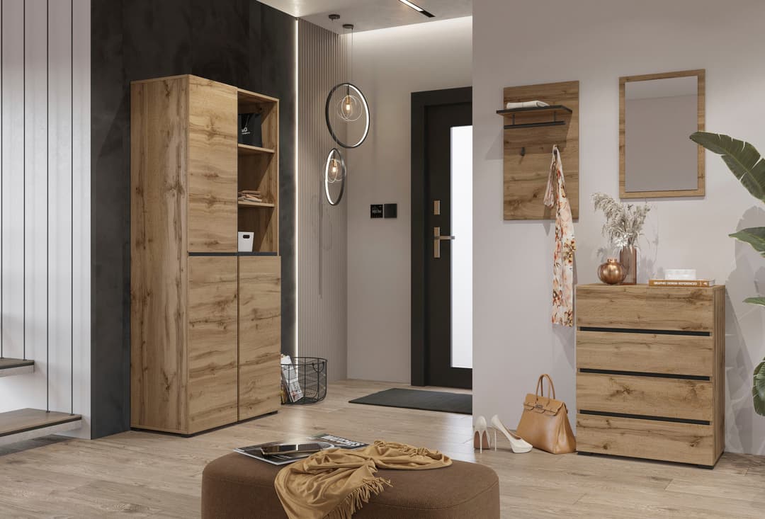 OTTO home Garderobenpaneel Cross | Holztöne