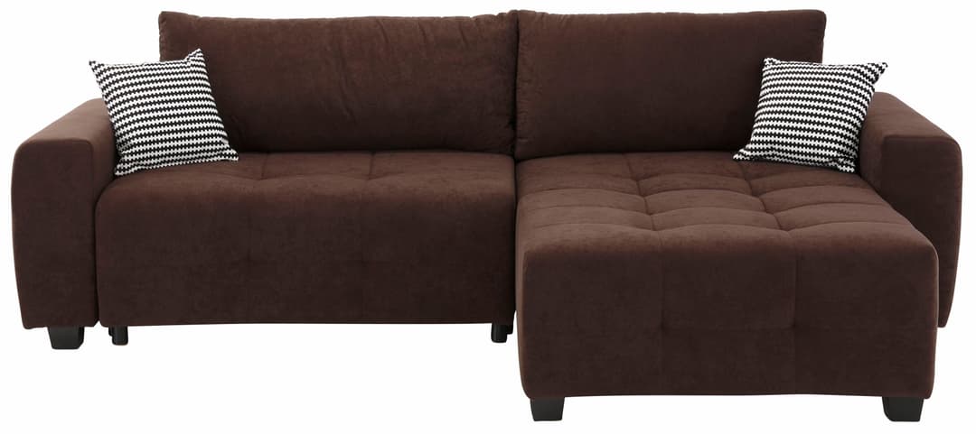 Home affaire Ecksofa Bella L-Form | Braun